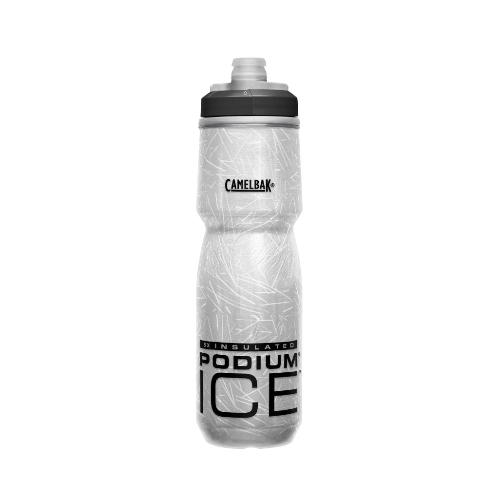 Botella Caramañola Camelbak Podium Ice 600ml, Triple Insulación - Negro