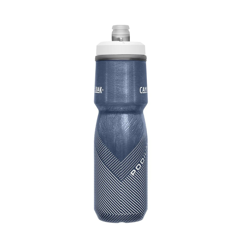 Botella Caramañola Camelbak Podium Chill 700ml, Doble Insulación - Azul Marino Perforada
