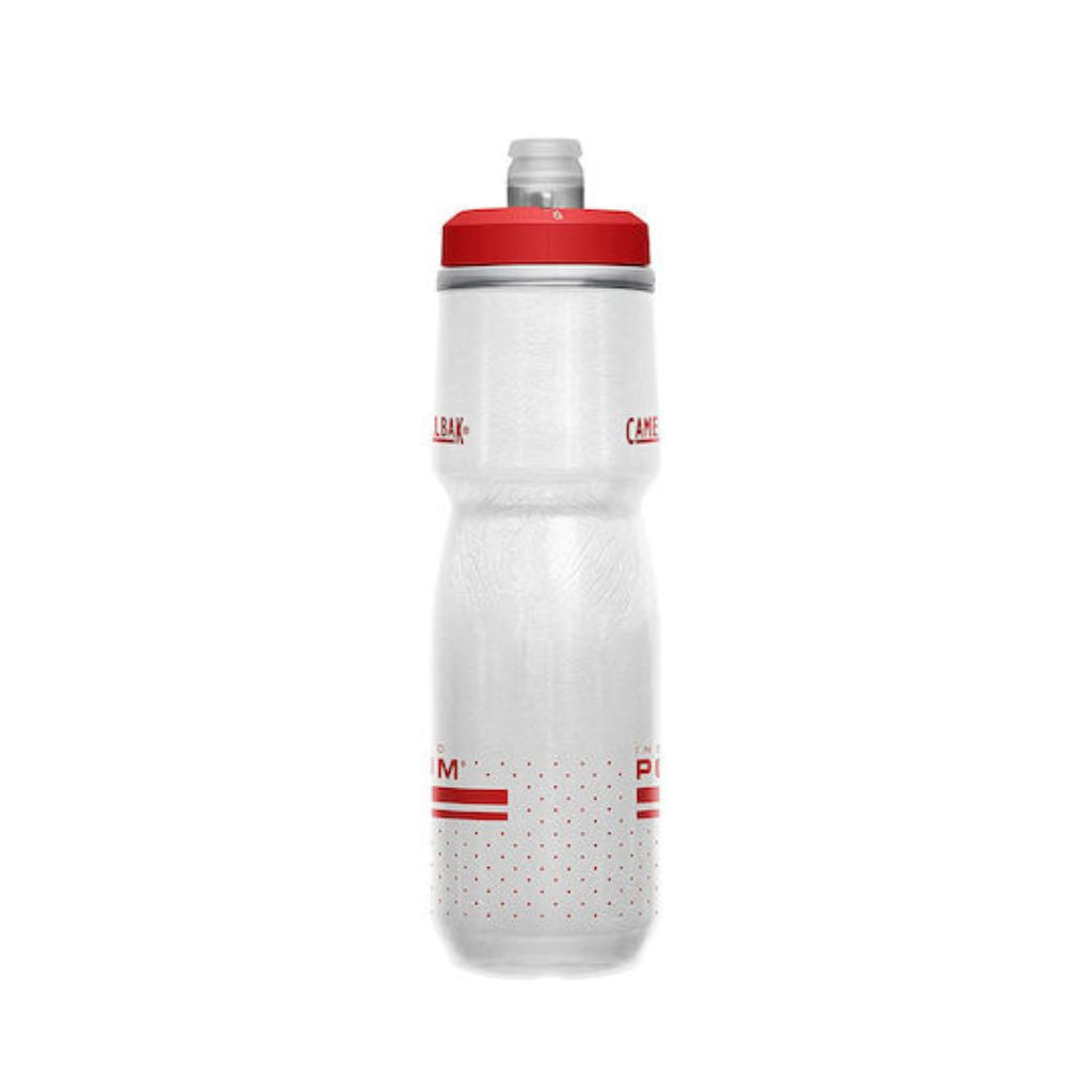Botella Caramañola Camelbak Podium Chill 700ml, Doble Insulación - Rojo/Blanco