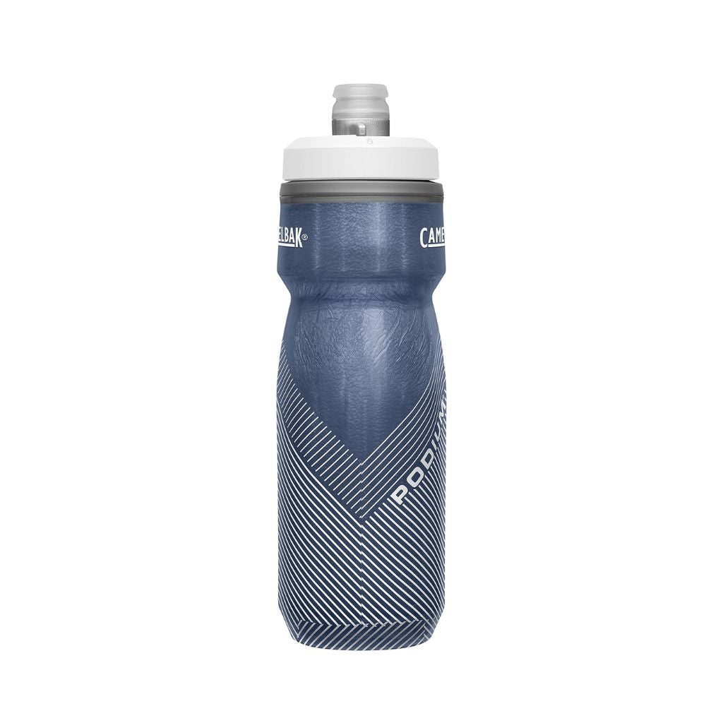 Botella Caramañola Camelbak Podium Chill 600ml, Doble Insulación - Azul Marino Perforada
