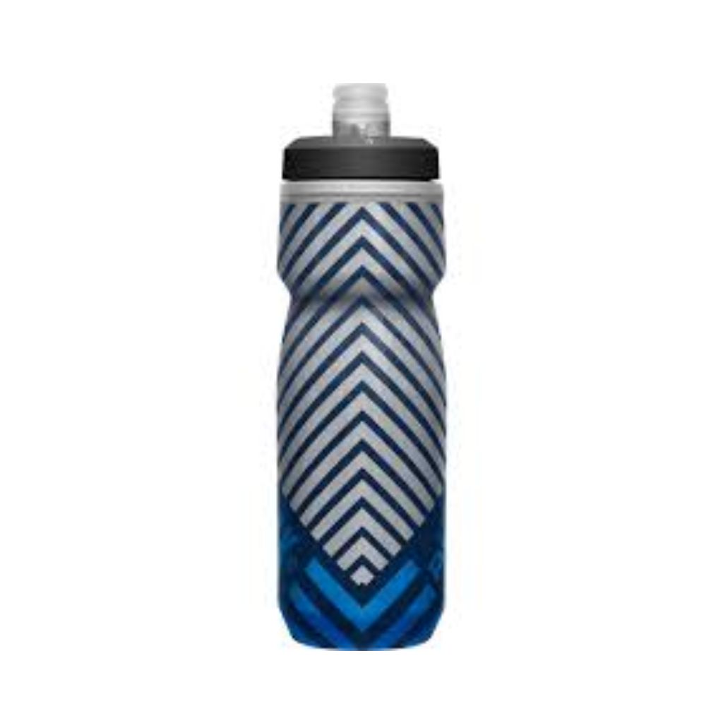 Botella Caramañola Camelbak Podium Chill Outdoor 600ml, Doble Insulación - Azul/Gris