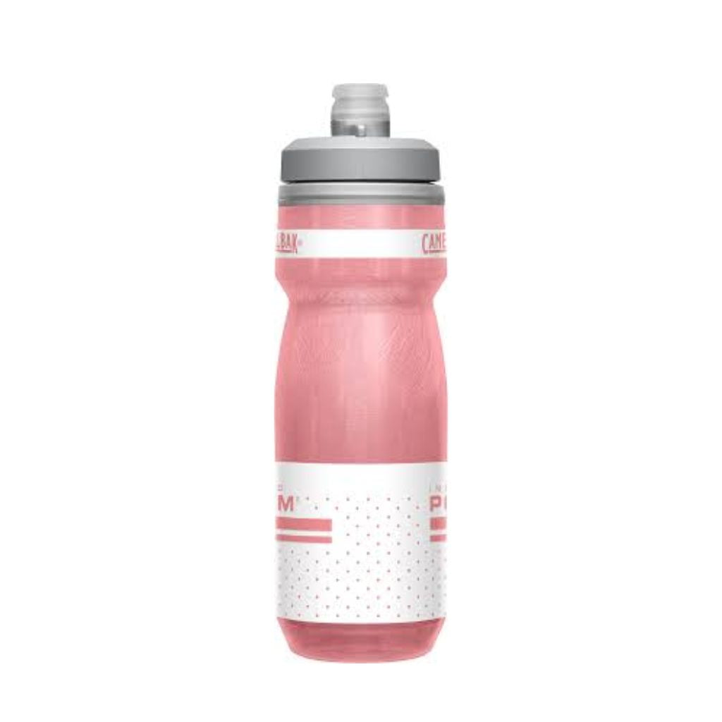 Botella Caramañola Camelbak Podium Chill 600ml, Doble Insulación - Rosa Reflectivo