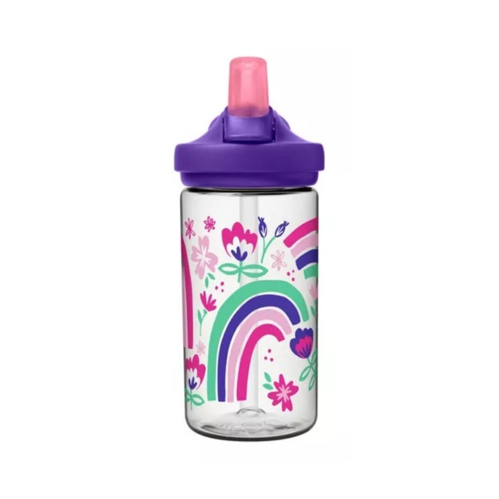 Botella Caramañola Camelbak Eddy+ Kids 400ml - Arcoiris Floral