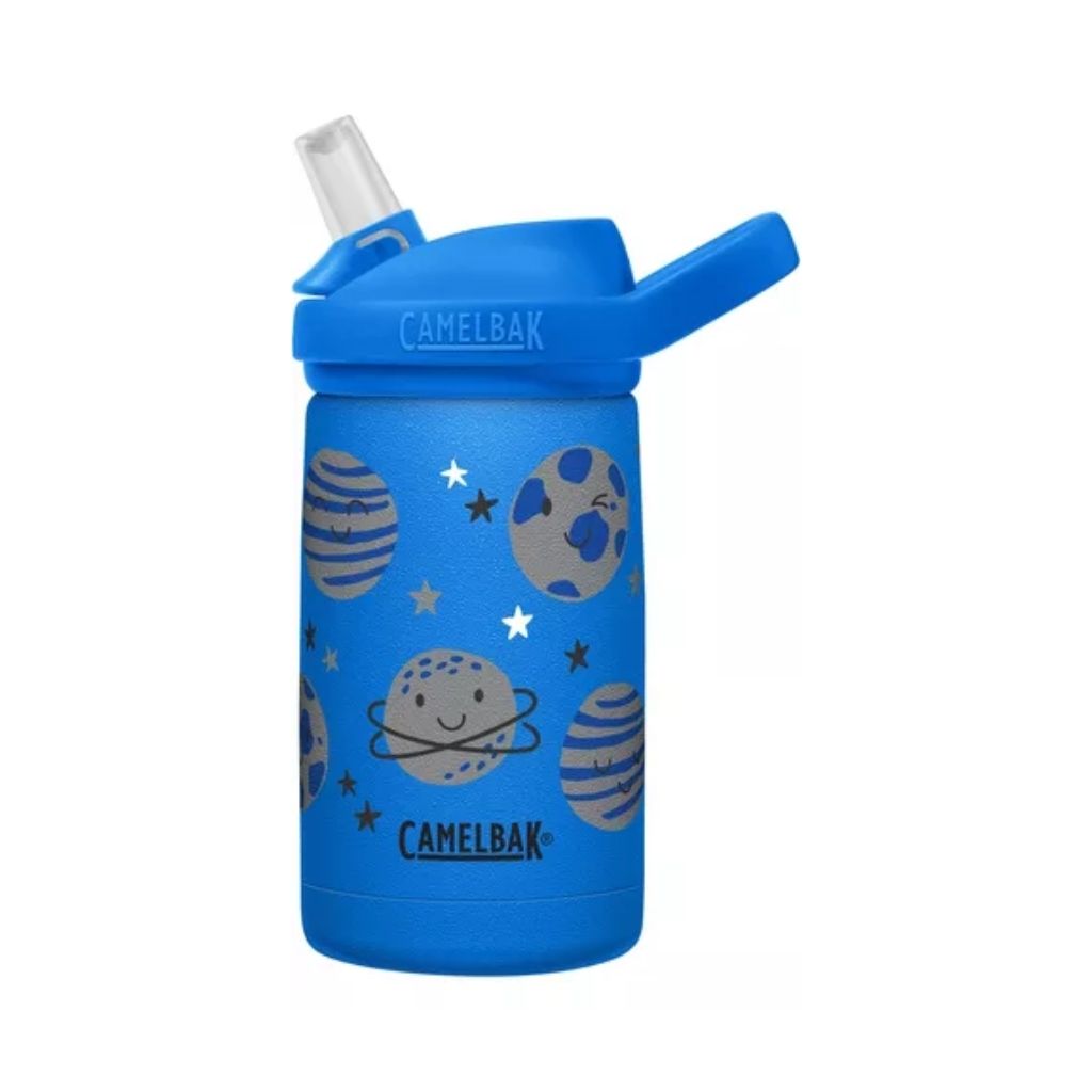 Botella Caramañola Camelbak Eddy+ Kids 350ml, Acero inoxidable Insulado - Sonrisa Planetas