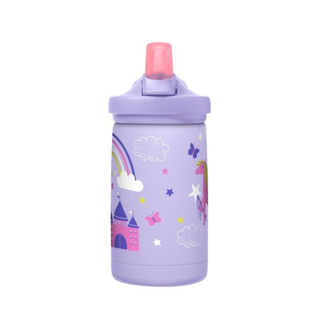 Botella Caramañola Camelbak Eddy+ Kids 350ml, Acero inoxidable Insulado - Unicornios Mágicos