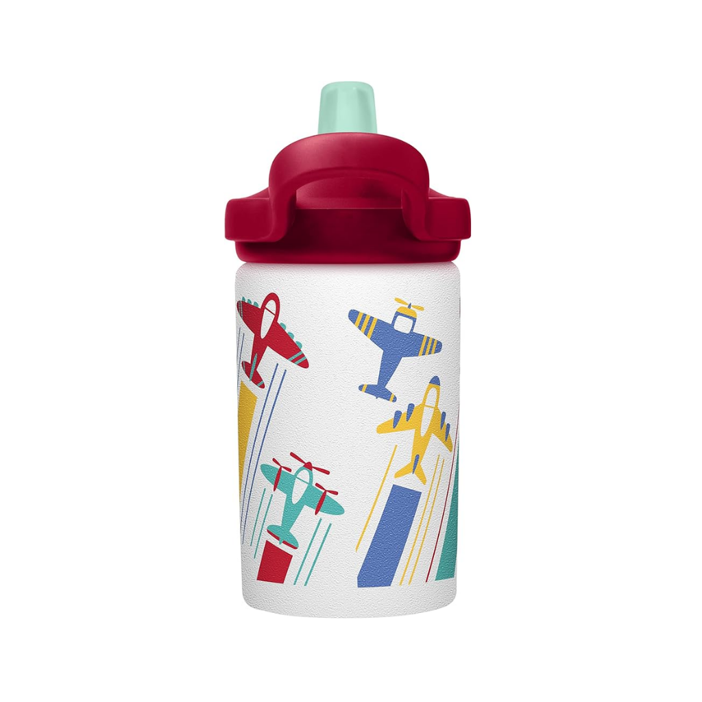Botella Caramañola Camelbak Eddy+ Kids 400ml, Acero inoxidable - Aviones