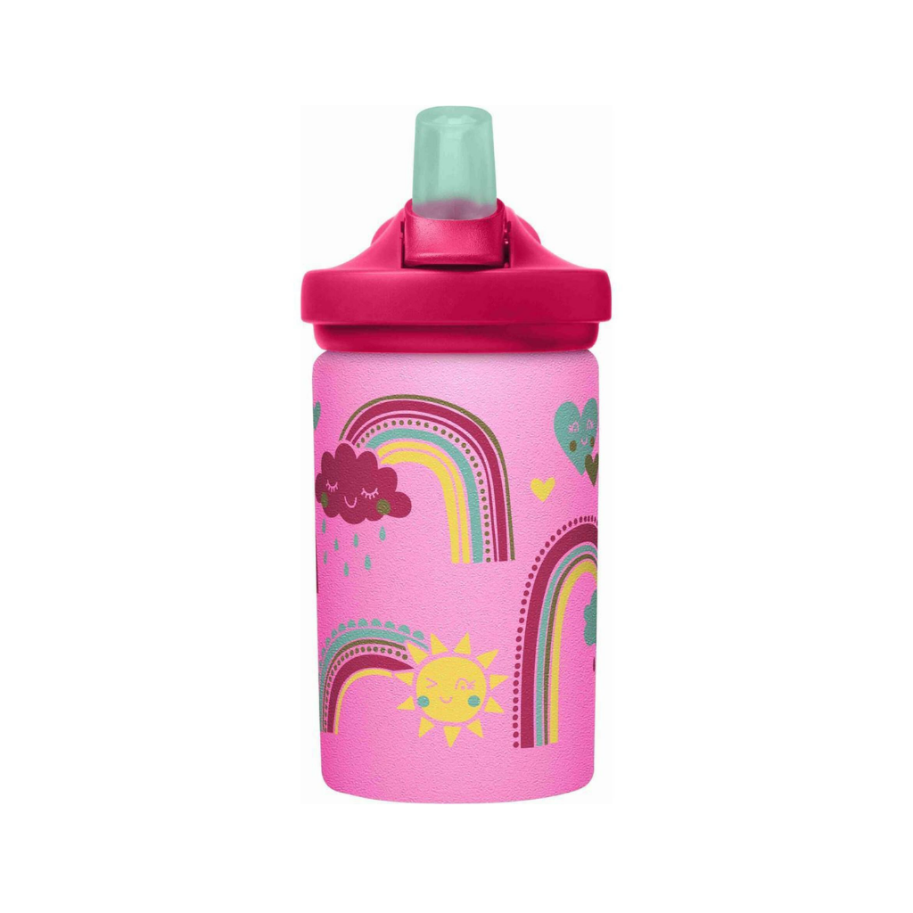 Botella Caramañola Camelbak Eddy+ Kids 400ml, Acero inoxidable - Arcoiris