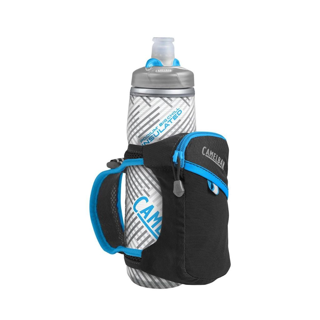 Botella Caramañola Camelbak Quick Grip Podium Chill 650ml - Negro/Celeste