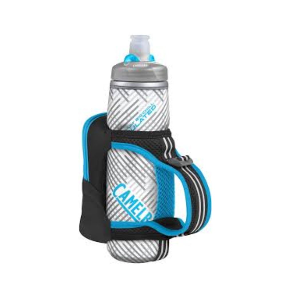 Botella Caramañola Camelbak Quick Grip Podium Chill 650ml - Negro/Celeste