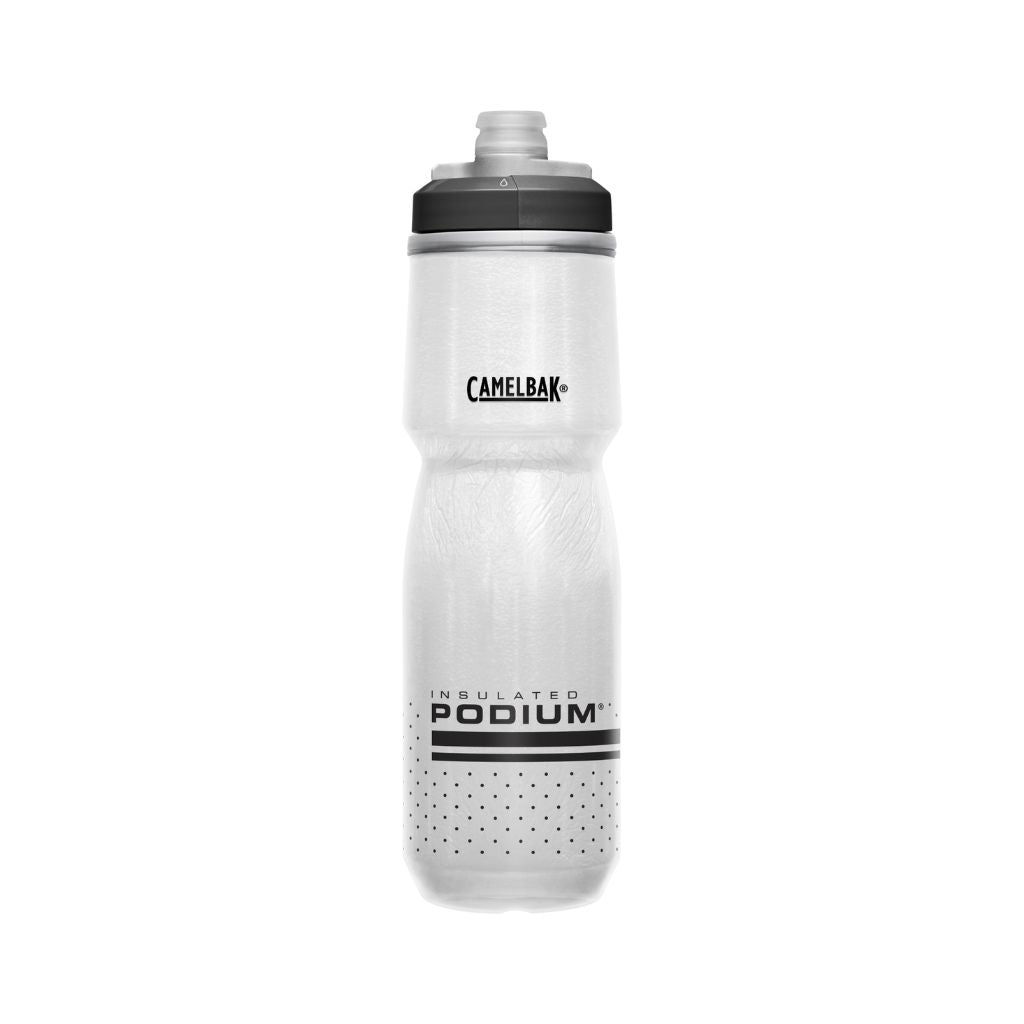 Botella Caramañola Camelbak Podium Chill 700ml, Doble Insuladoción - Blanco/Negro