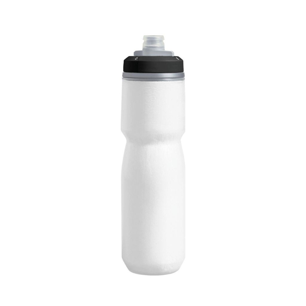 Botella Caramañola Camelbak Podium Chill 700ml, Doble Insuladoción - Blanco/Negro