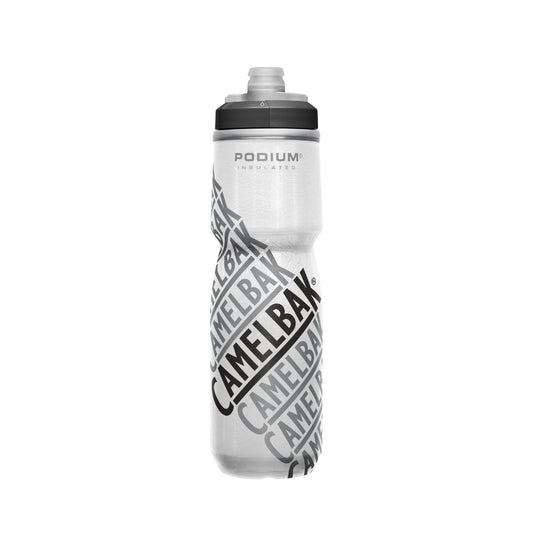 Botella Caramañola Camelbak Podium Chill 700ml, Doble Insuladoción - Edición Carrera Negro