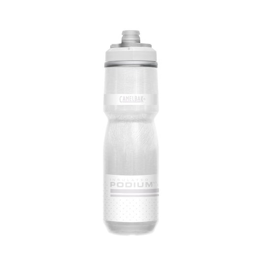 Botella Caramañola Camelbak Podium Chill 700ml, Doble Insuladoción - Blanco Reflectivo