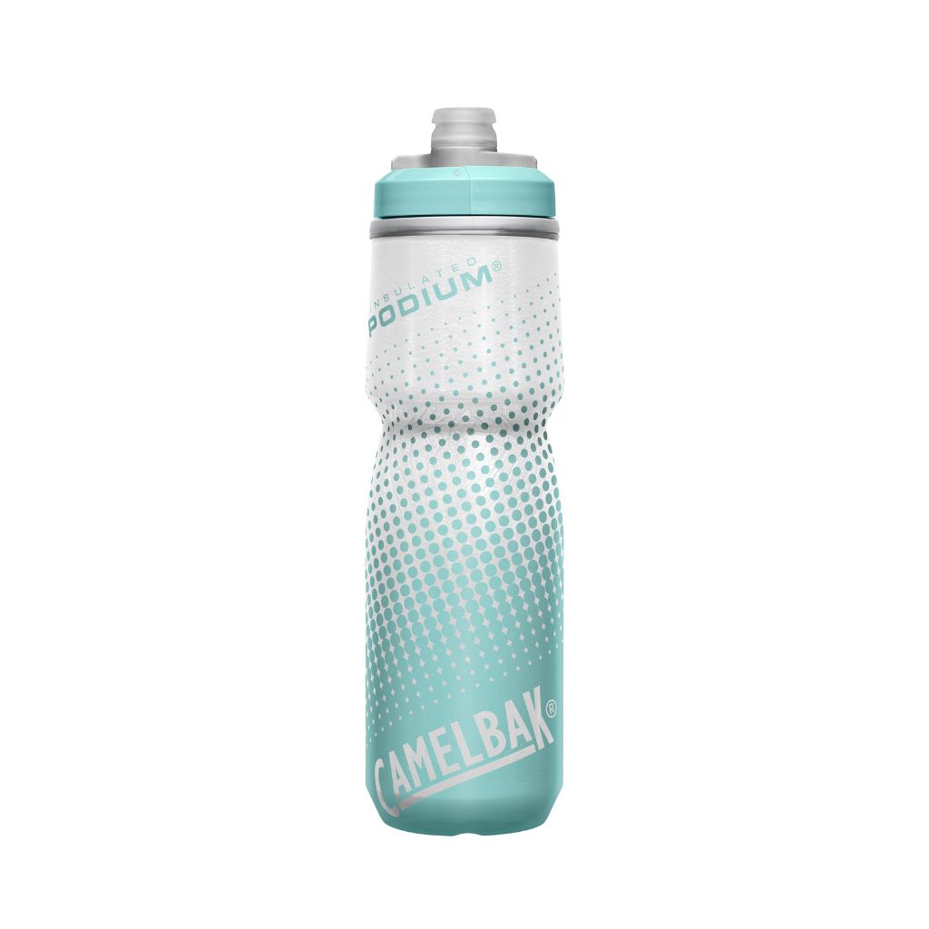 Botella Caramañola Camelbak Podium Chill Outdoor 700ml, Doble Insulación - Celeste/Gris