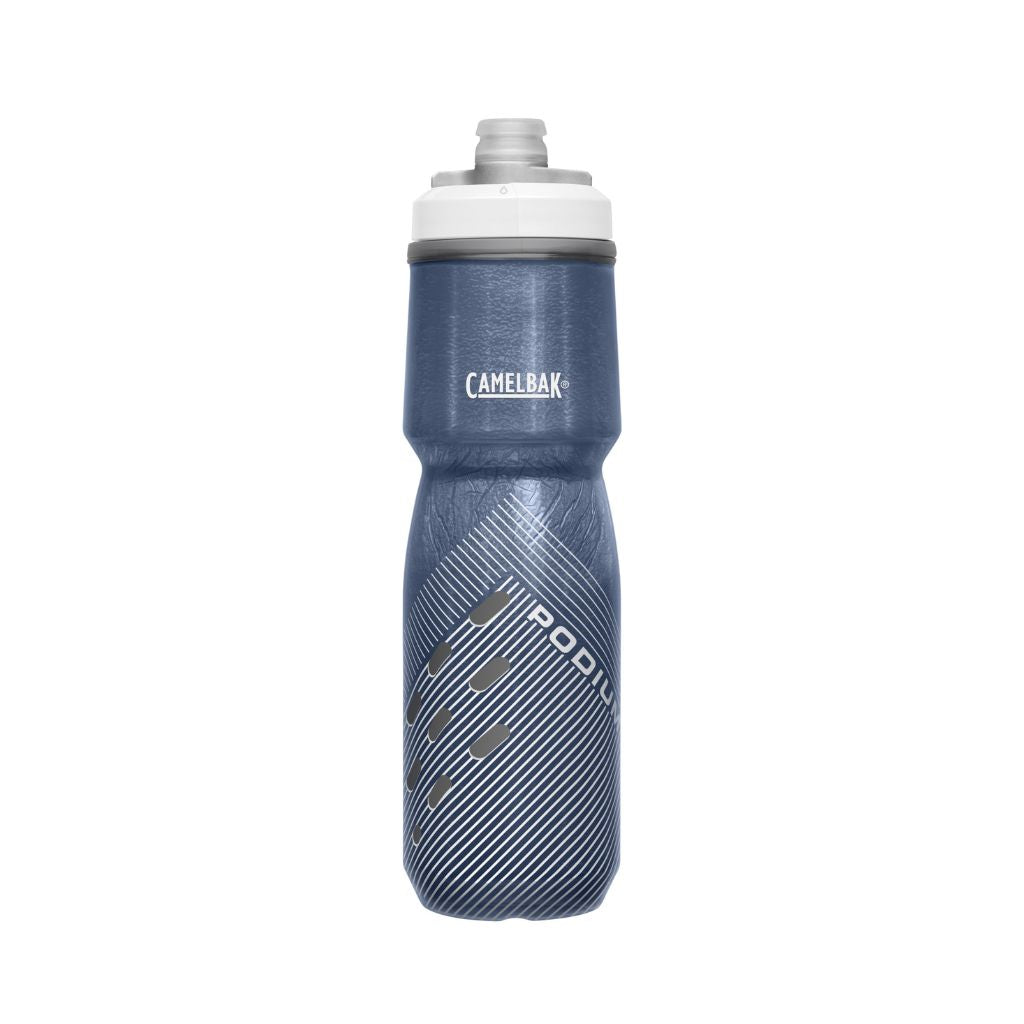 Botella Caramañola Camelbak Podium Chill 700ml, Doble Insuladoción - Azul Marino Perforada