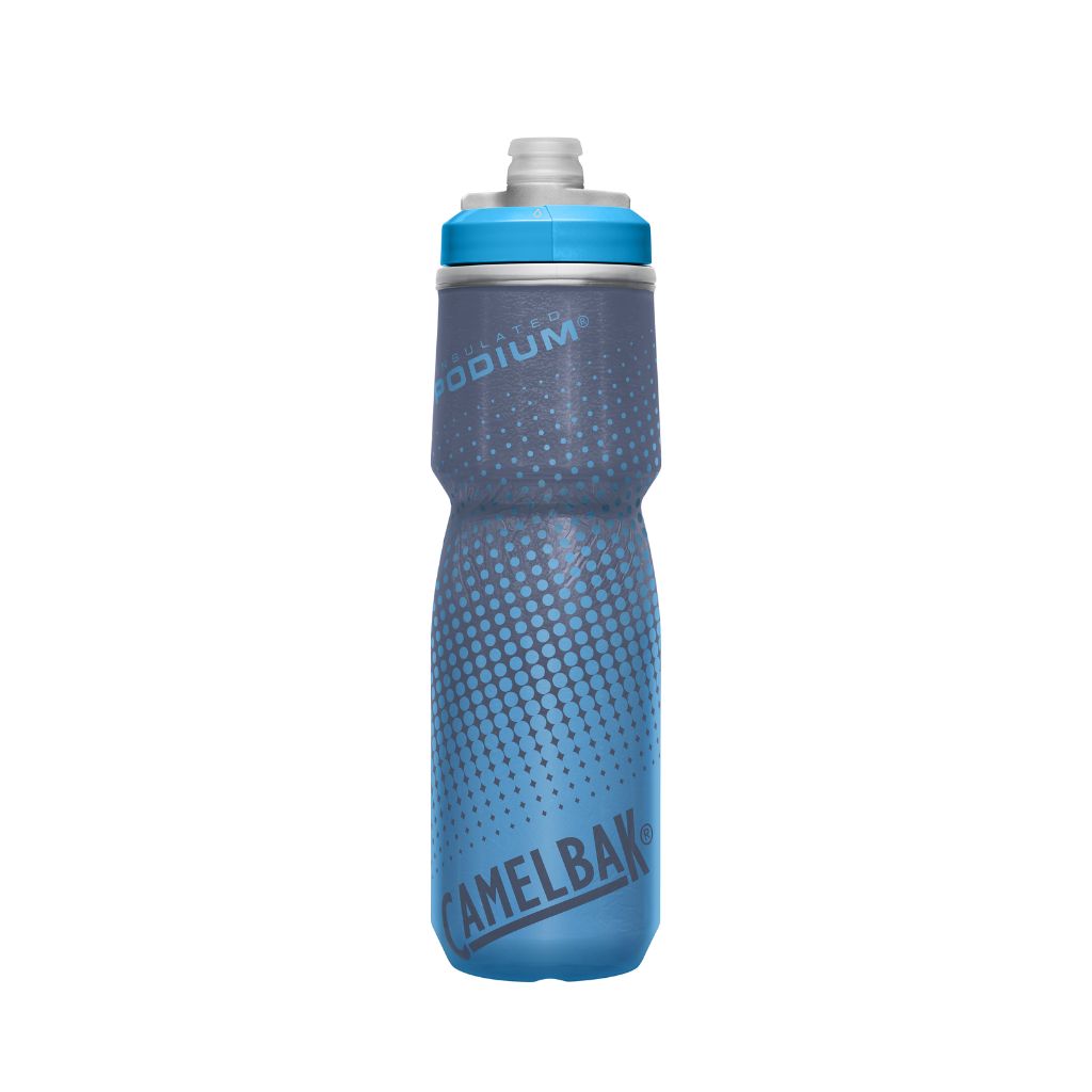 Botella Caramañola Camelbak Podium Chill 700ml, Doble Insuladoción - Puntos Azul