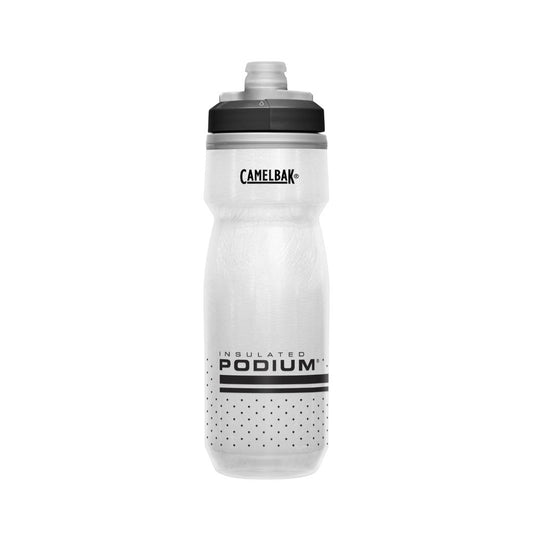 Botella Caramañola Camelbak Podium Chill 600ml, Doble Insuladoción - Blanco/Negro