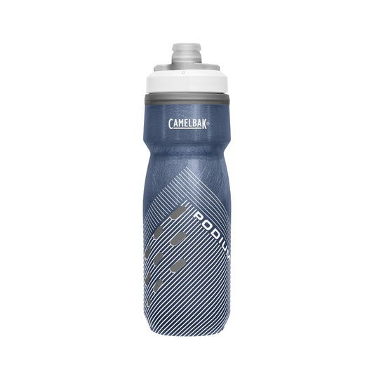 Botella Caramañola Camelbak Podium Chill 600ml, Doble Insuladoción - Azul Marino Perforada