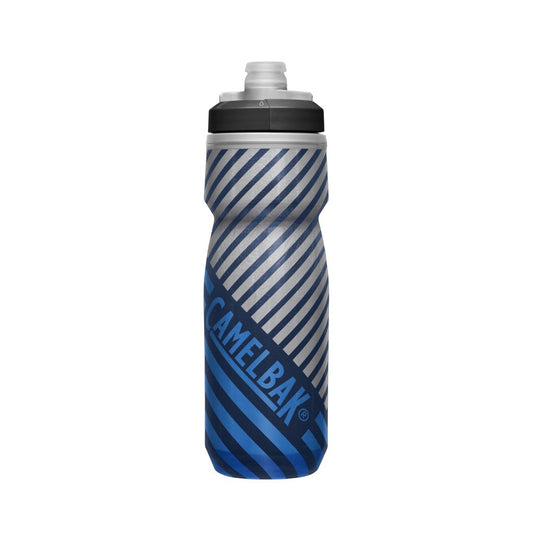 Botella Caramañola Camelbak Podium Chill Outdoor 600ml, Doble Insuladoción - Azul/Gris