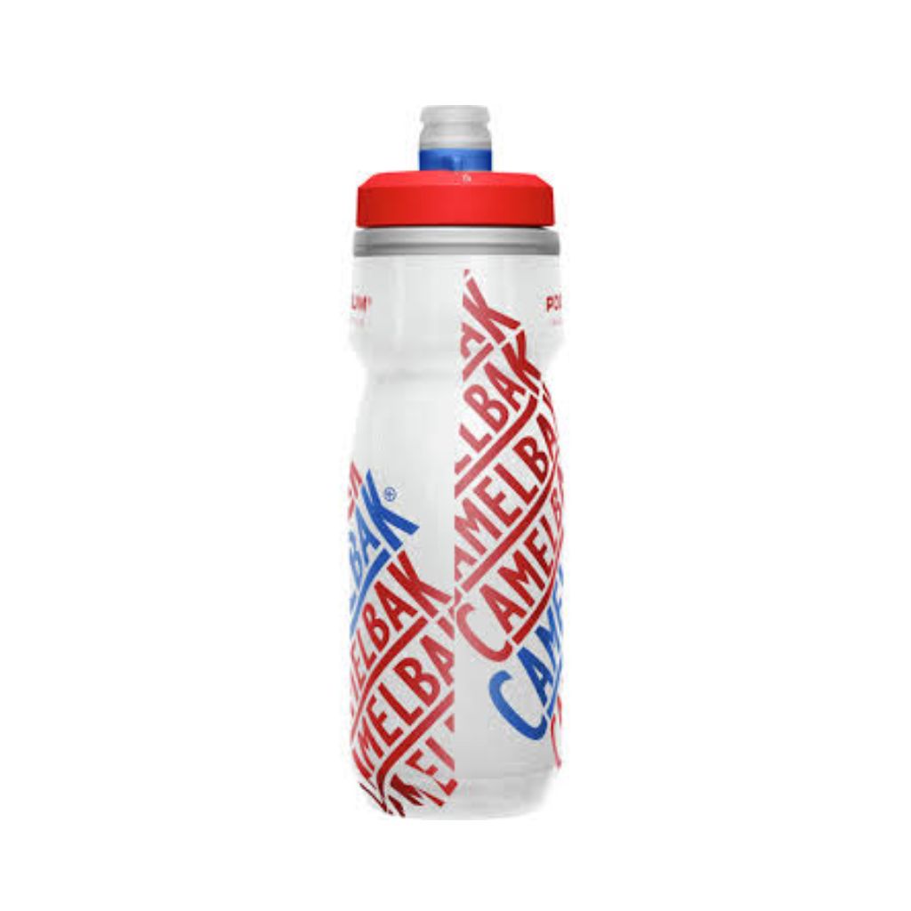 Botella Caramañola Camelbak Podium Chill 600ml, Doble Insuladoción - Edición Carrera Rojo