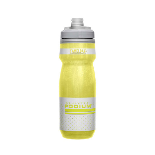 Botella Caramañola Camelbak Podium Chill 600ml, Doble Insuladoción - Amarillo Reflectivo