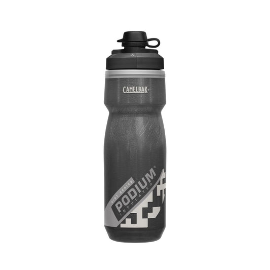 Botella Caramañola Camelbak Podium Dirt Series Chill 600ml, Doble Insuladoción - Negro