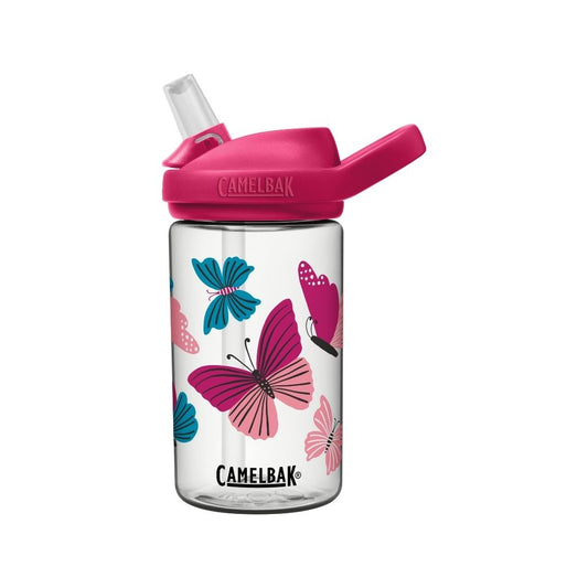 Botella Caramañola Camelbak Eddy+ Kids 400ml - Mariposas Transparente