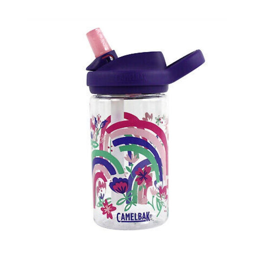 Botella Caramañola Camelbak Eddy+ Kids 400ml - Arcoiris Floral