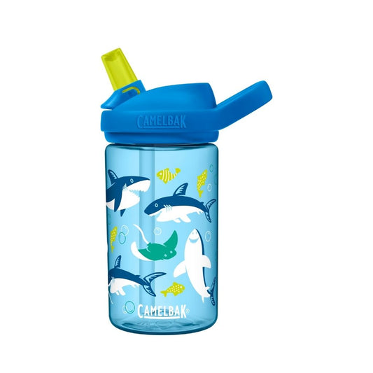 Botella Caramañola Camelbak Eddy+ Kids 400ml - Tiburones Mantarrayas